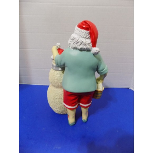 NEW Christmas Coastal Nautical Santa Claus Snowman Florida Holiday Noel - Picture 2 of 4